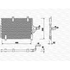 350203102000 MAGNETI MARELLI Конденсатор, кондиционер