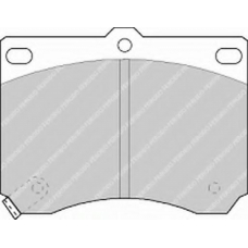 FDB714 FERODO Комплект тормозных колодок, дисковый тормоз