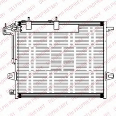 TSP0225687 DELPHI Конденсатор, кондиционер