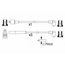 0 986 357 168 BOSCH Комплект проводов зажигания