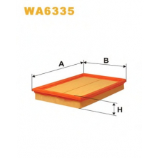 WA6335 WIX Воздушный фильтр