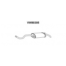 VW80305 VENEPORTE Глушитель выхлопных газов конечный