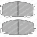 LP456 DELPHI Комплект тормозных колодок, дисковый тормоз