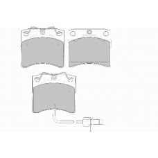 FD6941V NECTO Комплект тормозных колодок, дисковый тормоз