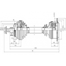 AW1530449A AYWIPARTS Приводной вал