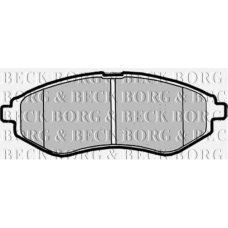 BBP1879 BORG & BECK Комплект тормозных колодок, дисковый тормоз