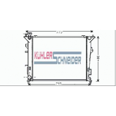 5200861 KUHLER SCHNEIDER Радиатор, охлаждение двигател