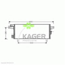 94-6186 KAGER Конденсатор, кондиционер