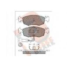 RB0475 R BRAKE Комплект тормозных колодок, дисковый тормоз