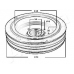 122-05-500 Ashika Ременный шкив, коленчатый вал