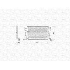 350203204000 MAGNETI MARELLI Конденсатор, кондиционер