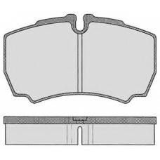 RA.0528.0 RAICAM Комплект тормозных колодок, дисковый тормоз