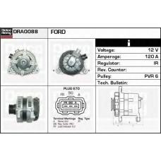 DRA0088 DELCO REMY Генератор