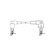 134/80 BREMI Провод зажигания