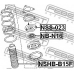 NSHB-B15F FEBEST Защитный колпак / пыльник, амортизатор