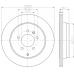 MDC1852 MINTEX Тормозной диск