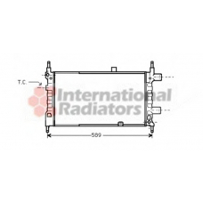 37002068 VAN WEZEL Радиатор, охлаждение двигателя