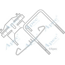 KIT500 APEC Комплектующие, тормозные колодки