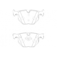 WBP23732A WAGNER LOCKHEED Комплект тормозных колодок, дисковый тормоз