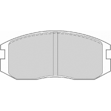 FD6573A NECTO Комплект тормозных колодок, дисковый тормоз