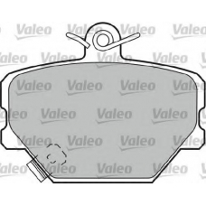 598329 VALEO Комплект тормозных колодок, дисковый тормоз