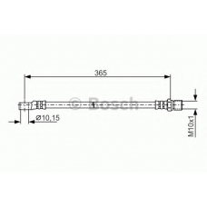 1 987 476 412 BOSCH Тормозной шланг