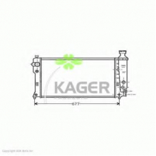 31-1445 KAGER Радиатор, охлаждение двигателя