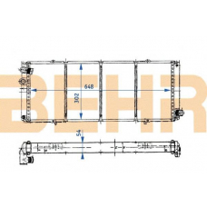 2110322 BEHR Radiator