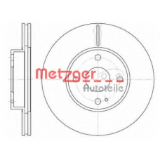 6843.10 METZGER Тормозной диск