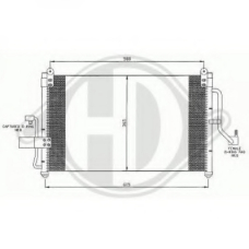 8691105 DIEDERICHS Конденсатор, кондиционер