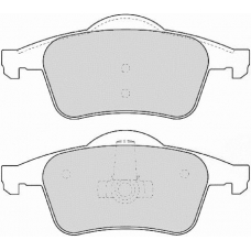 FD6856A NECTO Комплект тормозных колодок, дисковый тормоз