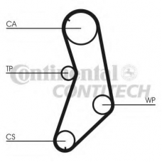 CT745 CONTITECH Ремень ГРМ