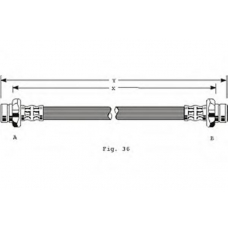 PHA108 TRW Тормозной шланг