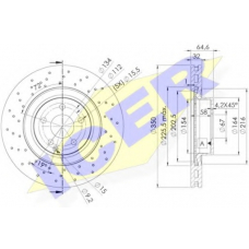 78BD0419-1 ICER Тормозной диск