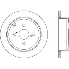 BDR2169.10 OPEN PARTS Тормозной диск