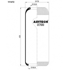 3788 Airtech Кожух пневматической рессоры