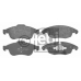 16713 FEBI Комплект тормозных колодок, дисковый тормоз