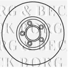 BBD4691 BORG & BECK Тормозной диск