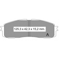 835660 Vema Комплект тормозных колодок, дисковый тормоз