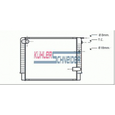 3307801 KUHLER SCHNEIDER Радиатор, охлаждение двигател