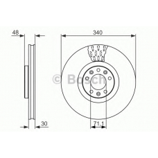 0 986 479 092 BOSCH Тормозной диск