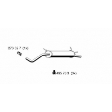 530088 ERNST Глушитель выхлопных газов конечный