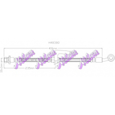 H4838Q Brovex-Nelson Тормозной шланг