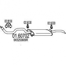 01.60702 MTS Глушитель выхлопных газов конечный