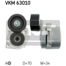 VKM 63010 SKF Натяжной ролик, поликлиновой  ремень