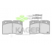35-0227 KAGER Комплект тормозных колодок, дисковый тормоз