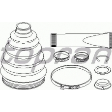 400 724 TOPRAN Пыльник, приводной вал
