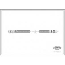 19018651 CORTECO Тормозной шланг
