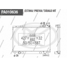 T156A33 NPS Радиатор, охлаждение двигателя