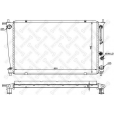 10-26540-SX STELLOX Радиатор, охлаждение двигателя